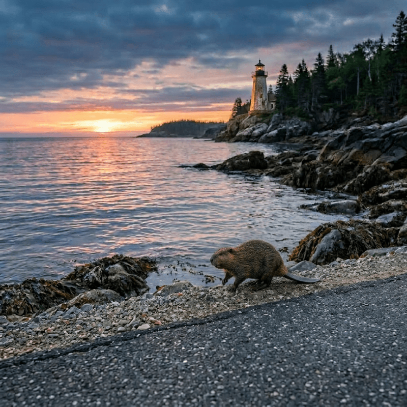 Roadside Beaver